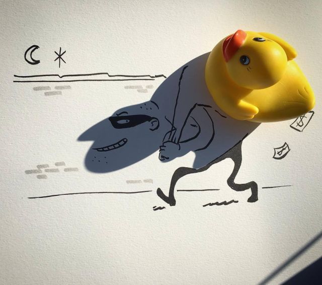 Artist Vincent Bal Turns the Shadows of Everyday Objects into Ingenious Illustrations