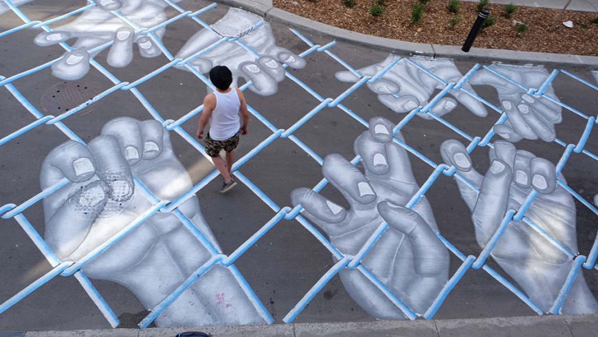 Artist ‘Roadsworth’ Uses Public Streets as a Canvas for Art and Activism