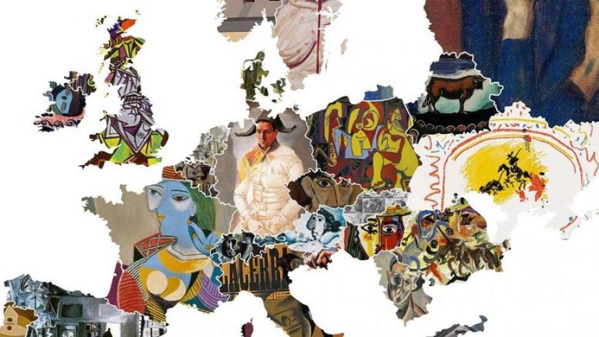 Ο χάρτης της Ευρώπης σύμφωνα με τα… έργα του Πικάσο