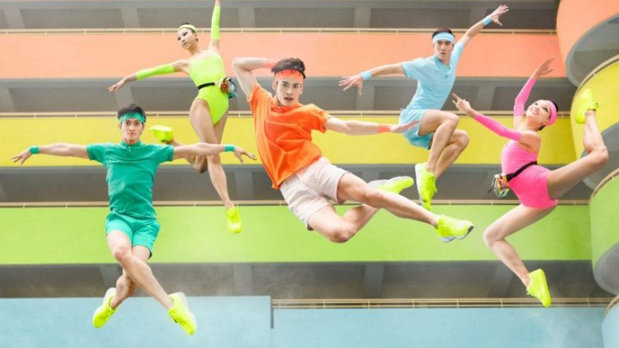 Neon-clad ballet dancers take the streets of Hong Kong by storm in celebration of their 40th year