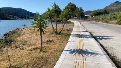 Δήμος Λευκάδας: Ολοκλήρωση Κατασκευής Πεζοδρομίων ΔΕ Ελλομένου