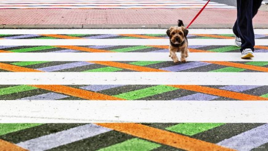 Artist Christo Guelov Creates Dozens of Colorfully Alternative Pedestrian Crossings in Madrid