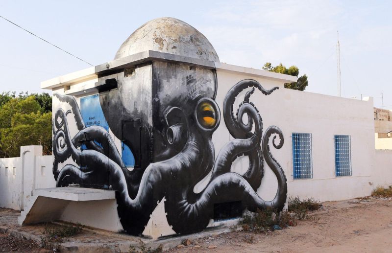 ΓΚΑΛΕΡΙ: Το χωριό του γκραφίτι