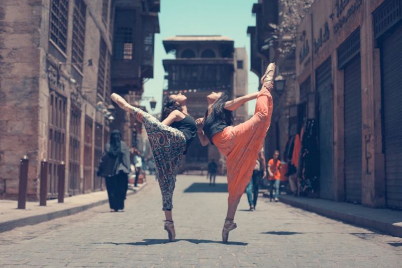 Women Reclaim The Streets Of Cairo Through Stunning Ballet Photos