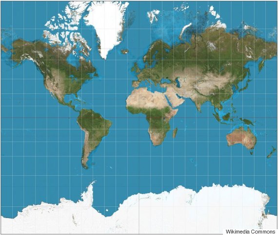 Γιατί ο πιο δημοφιλής χάρτης του κόσμου είναι εντελώς λάθος