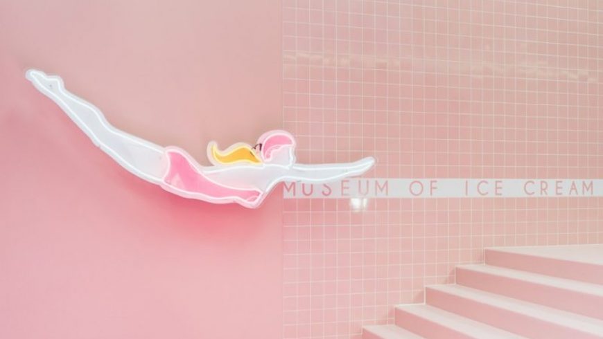 Το πρώτο μουσείο παγωτού στο Λος Άντζελες σε ροζ και κίτρινες αποχρώσεις
