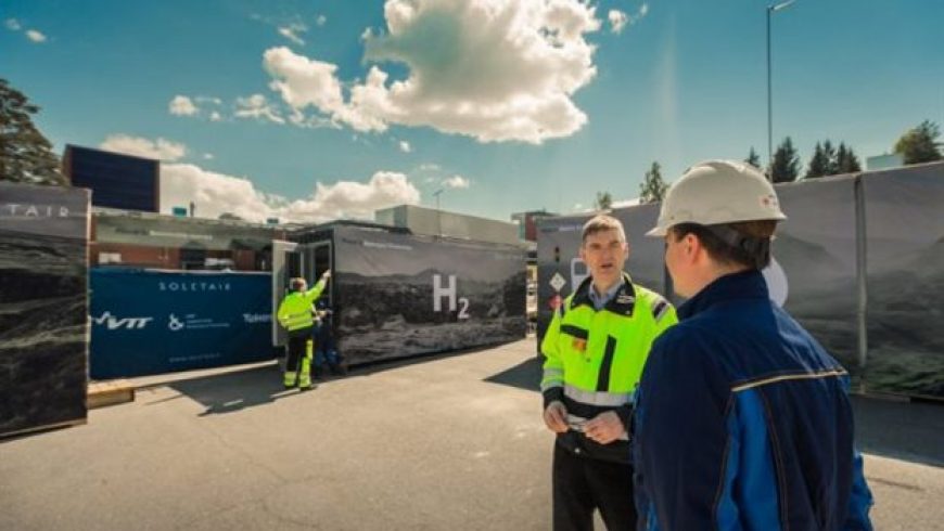 Πειραματική μονάδα στη Φινλανδία παράγει καύσιμα από αέρα