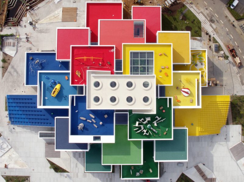 Twenty-One Colorful Cubes Compose Denmark’s Newly Opened Lego House