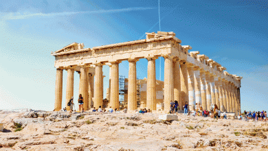 Ancient Ruins Reconstructed with Architectural GIFs