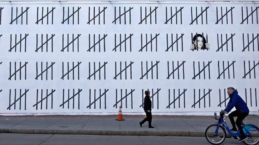 Banksy emerges in New York and calls attention to imprisoned Turkish Artist Zehra Doğan