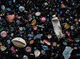 Artful swirls of plastic marine debris documented in images by photographer Mandy Barker