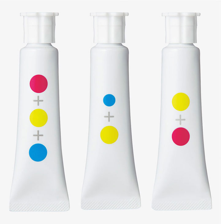 Japanese designers create nameless paints to revolutionize how children learn about colors