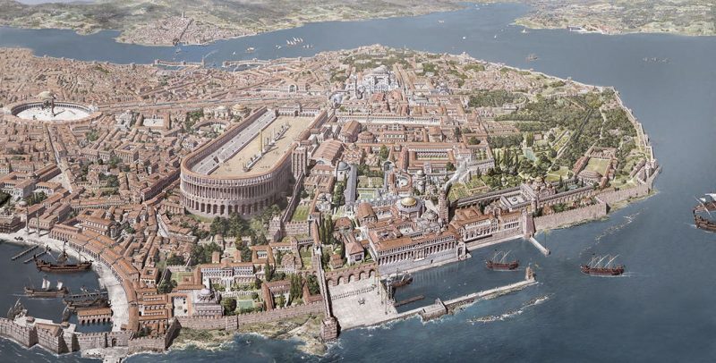 Η Βυζαντινή Αυτοκρατορία αναβιώνει μέσα από τις εικονογραφήσεις Γάλλου καλλιτέχνη
