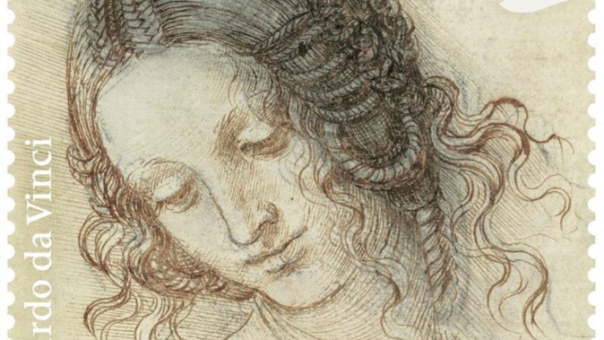 A dozen new stamps celebrate Leonardo da Vinci’s drawings