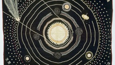 A teacher in 1876 handcrafted this quilt to help teach astronomy to her class