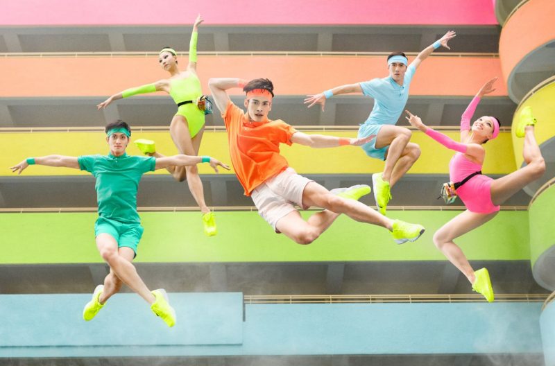 Neon-clad ballet dancers take the streets of Hong Kong by storm in celebration of their 40th year