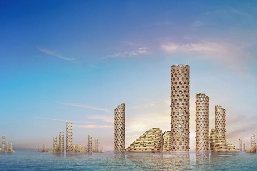Μια «οικολογική» πόλη του μέλλοντος βυθισμένη στο νερό