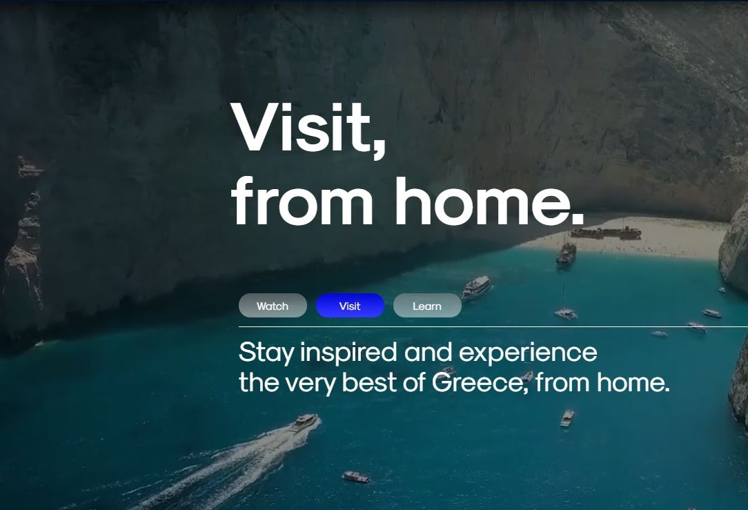 Greece Invites the World to Keep in Touch… from Home
