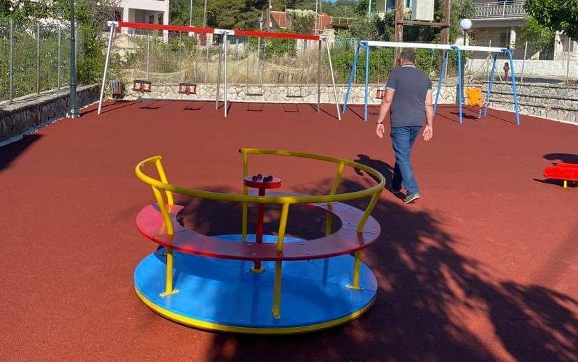 Δήμος Μεγανησίου: Ολοκληρώθηκαν οι εργασίες στην παιδική χαρά Σπαρτοχωρίου