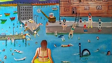 «Θεατές κολυμβητές» : έκθεση ζωγραφικής του Εδουάρδου Σακαγιάν στην αίθουσα τέχνης “Θεόδωρος Στάμος”