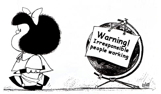 Στις 29 Σεπτεμβρίου 1964 δημοσιεύεται η πρώτη γελοιογραφία με τη Μαφάλντα