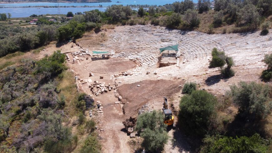 Στην τελική φάση η ανασκαφή στο αρχαίο θέατρο στον Κούλμο